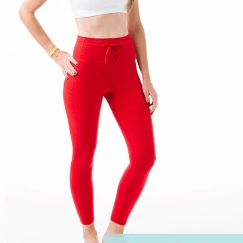 Zyia - Battleship Pocket Drawstring Luxe Leggings